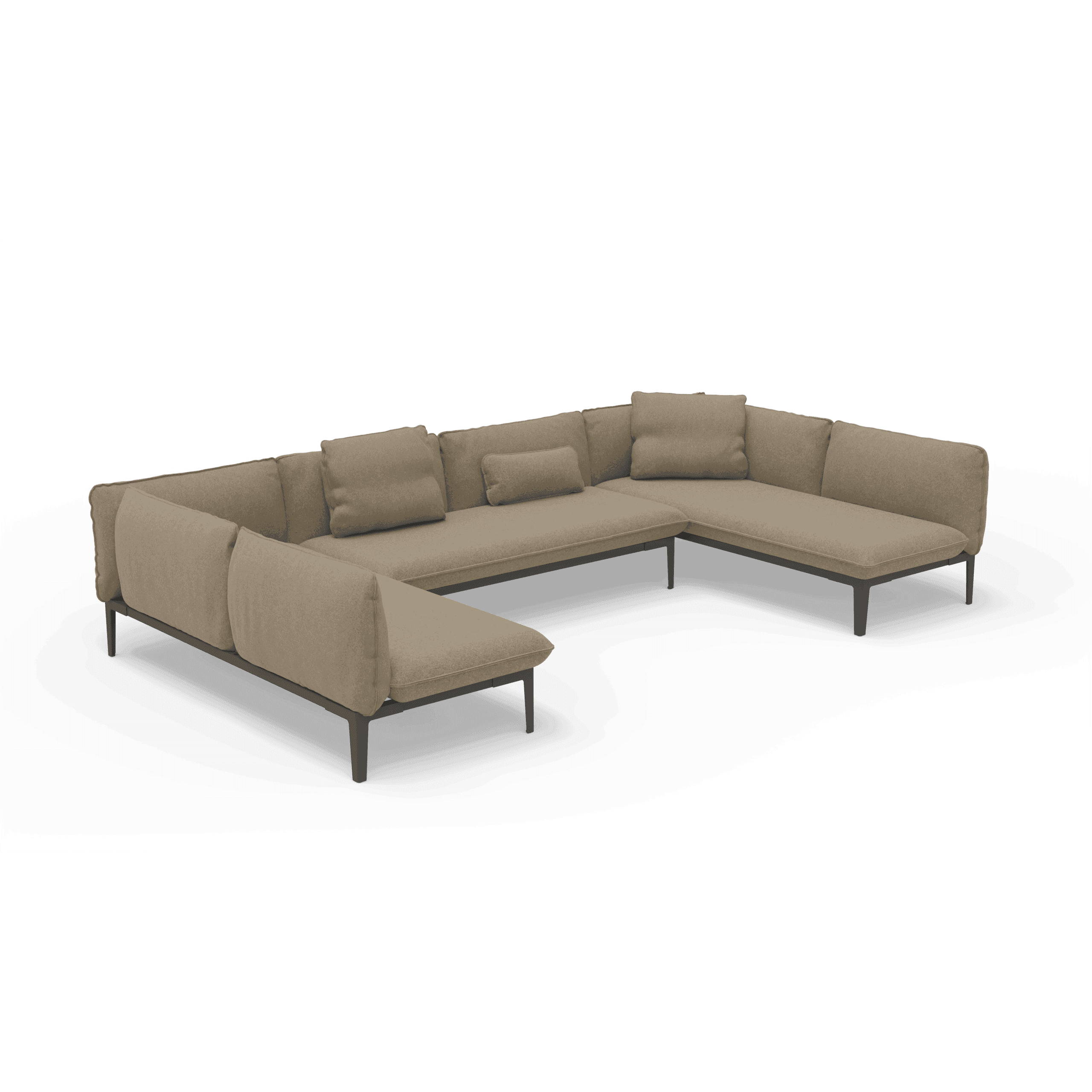 Hoekbank F + D + F