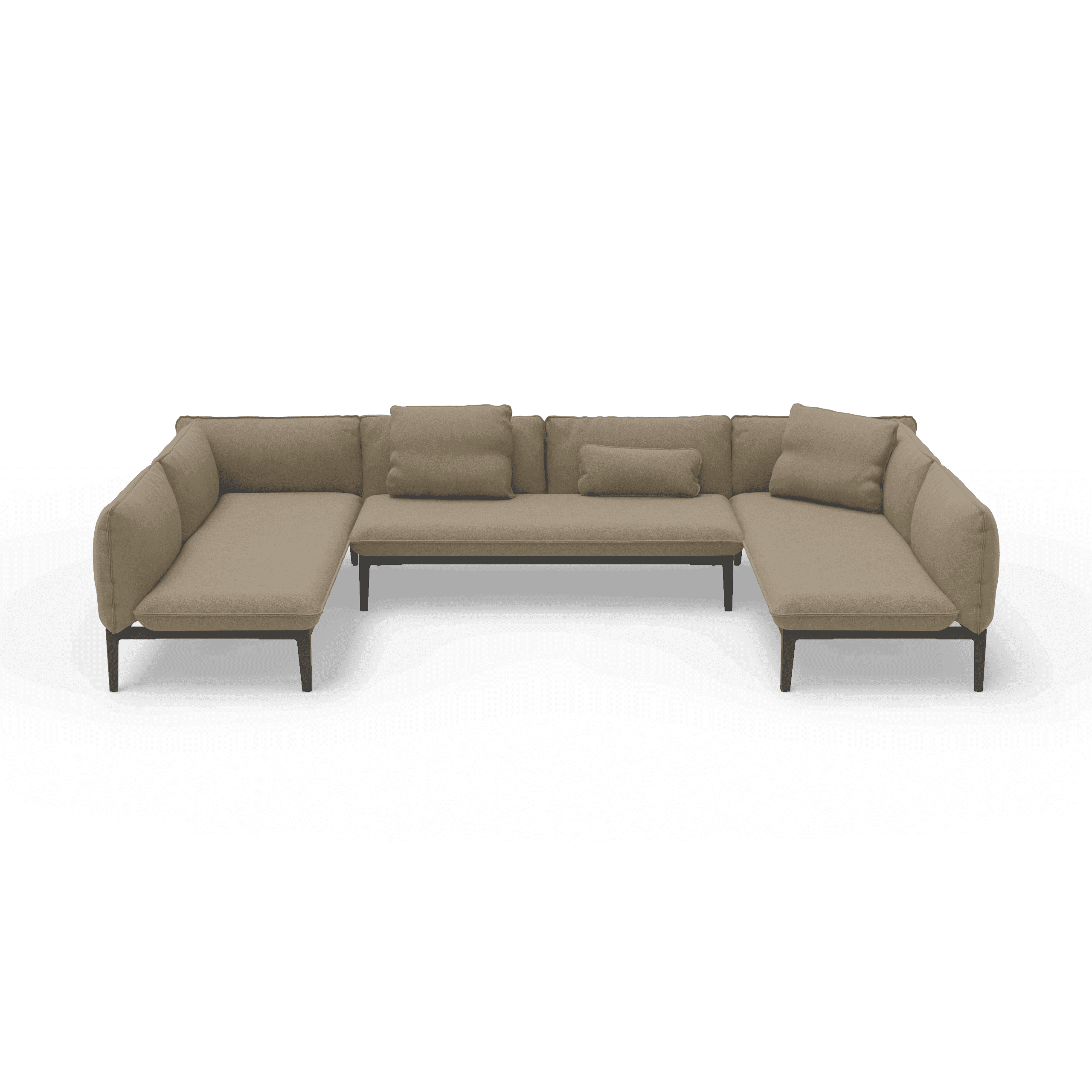 Hoekbank F + D + F