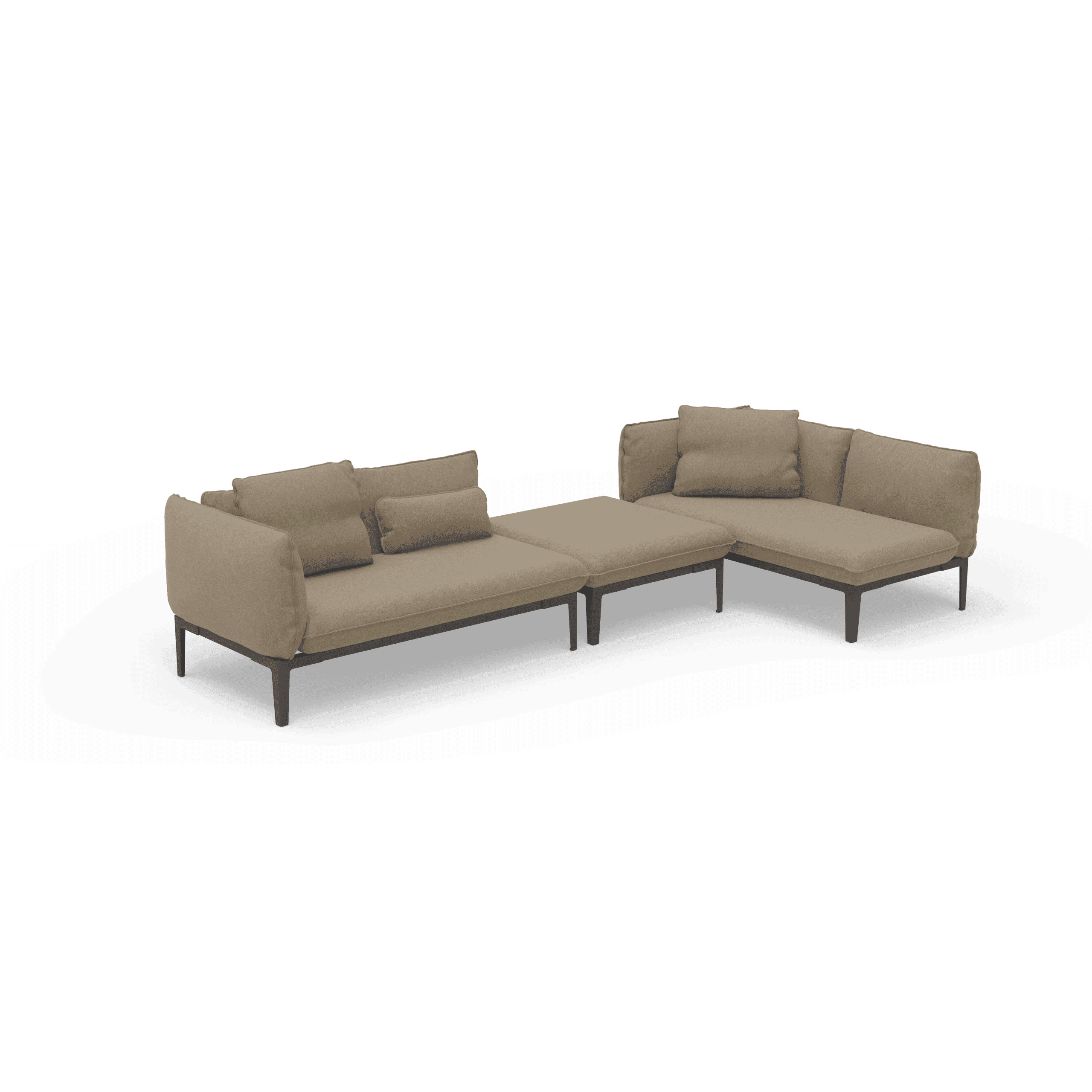 Corner sofa B + A + B