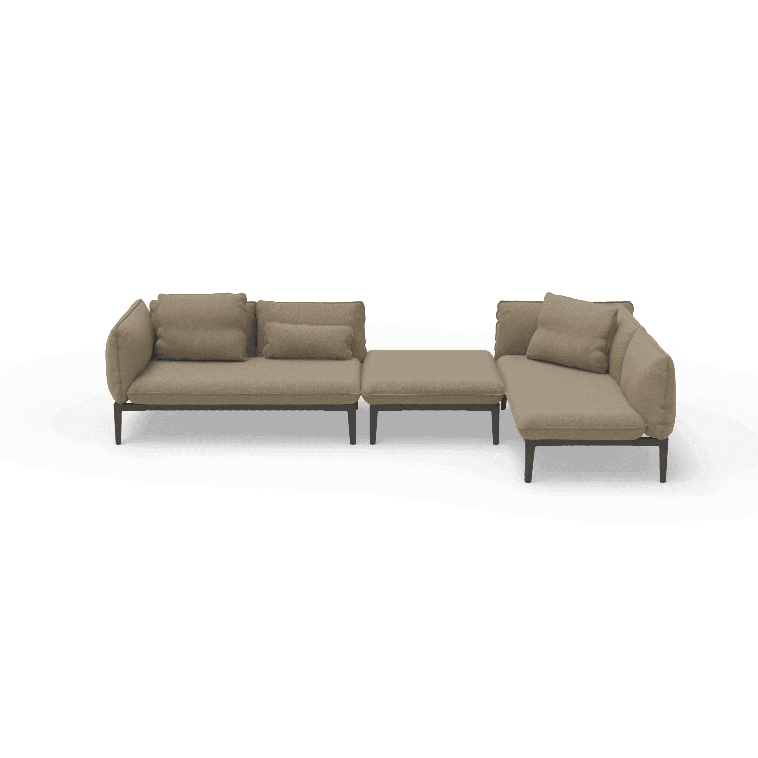Corner sofa B + A + B